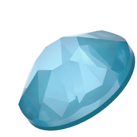 Crystal Teal Ignite (001 L178I) SS16 - Swarovski Xirius Rose 2038 Hotfix Flatback per 144 stuks