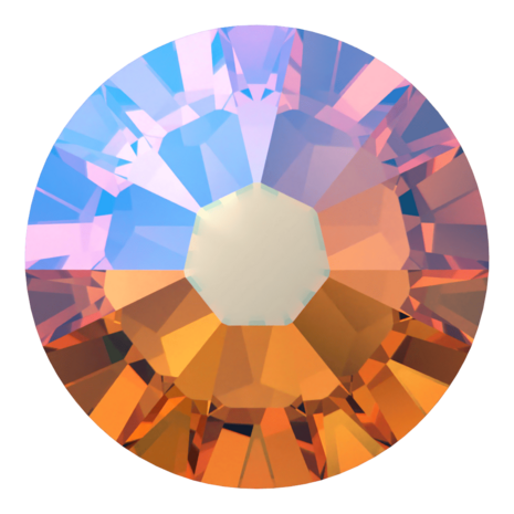 Topaz Shimmer (203) SS6 - Swarovski Xilion Rose 2038 Hotfix Flatback per 144 stuks