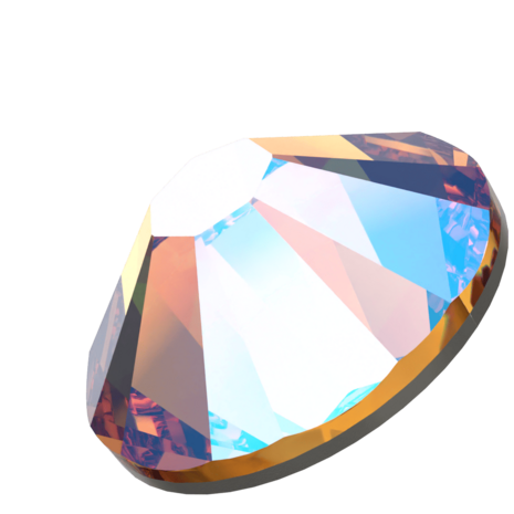 Topaz Shimmer (203) SS10 - Swarovski Xilion Rose 2038 Hotfix Flatback per 144 stuks