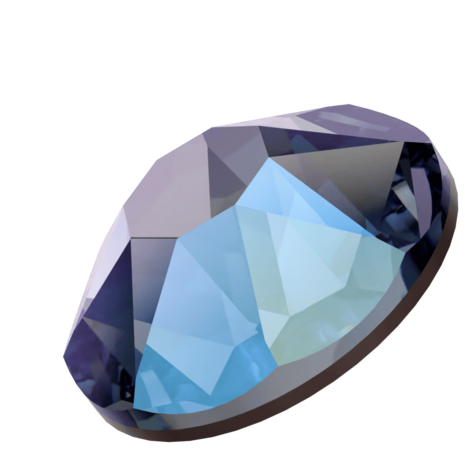 Light Sapphire Shimmer (211) SS34 - Swarovski Xirius Rose 2078 Hotfix Flatback per 36 stuks