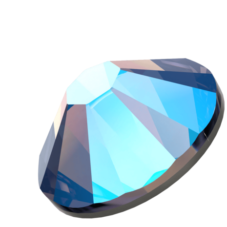 Tanzanite Shimmer (539) SS6 - Swarovski Xilion Rose 2038 Hotfix Flatback per 144 stuks