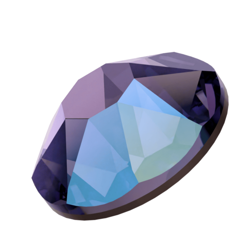 Tanzanite Shimmer (539) SS20 - Swarovski Xirius Rose 2078 Hotfix Flatback per 144 stuks