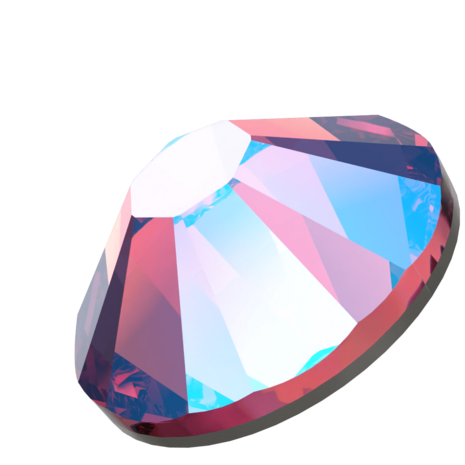 Fuchsia Shimmer (502) SS6 - Swarovski Xilion Rose 2038 Hotfix Flatback per 144 stuks