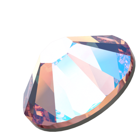 Light Rose Shimmer (223) SS6 - Swarovski Xilion Rose 2238 Hotfix Flatback per 144 stuks