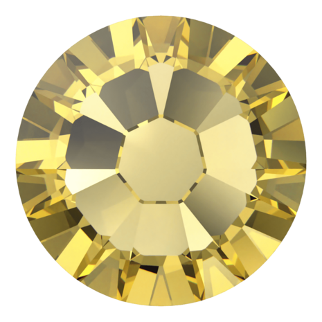 ReCreated&trade; Dark Jonquil (1407) SS6 - Swarovski Xilion Rose 2078 Hotfix Flatback per 144 stuks