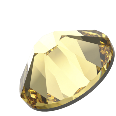 ReCreated&trade; Dark Jonquil (1407) SS8 - Swarovski Xilion Rose 2038 Hotfix Flatback per 144 stuks
