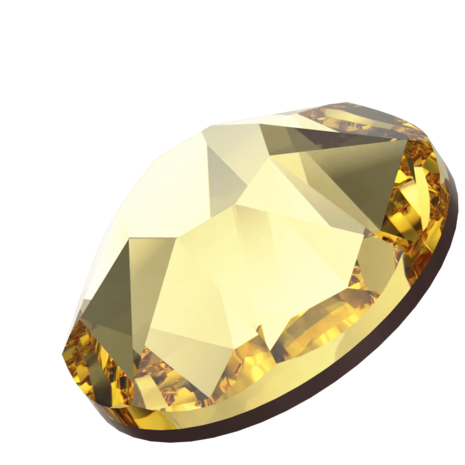 ReCreated&trade; Dark Jonquil (1407) SS20 - Swarovski Xirius Rose 2078 Hotfix Flatback per 144 stuks