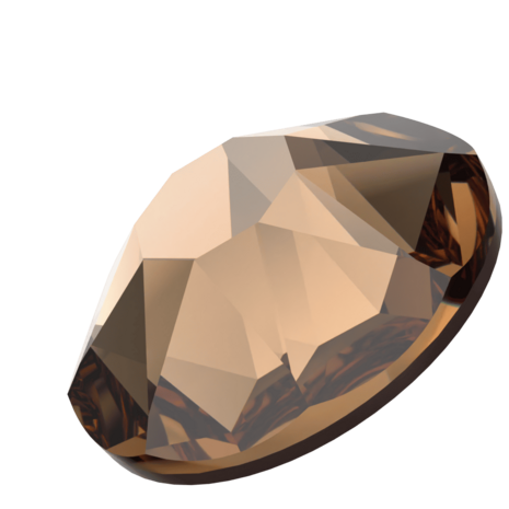 ReCreated&trade; Light Smoked Topaz (1402) SS30 - Swarovski Xirius Rose 2078 Hotfix Flatback per 36 stuks