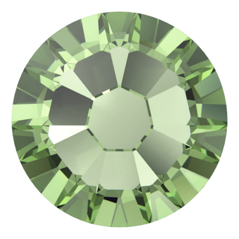 ReCreated&trade; Peridot (1408) SS6 - Swarovski Xilion Rose 2078 Hotfix Flatback per 144 stuks