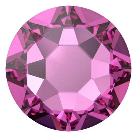 Dark Rose (1201 TCF&trade;) SS20 - Swarovski Xirius Rose 2078 Hotfix Flatback per 144 stuks