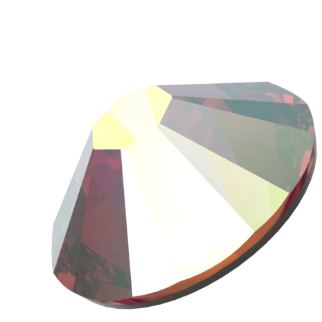 Light Rose AB (223AB) SS10 - Swarovski Xilion Rose 2038 Hotfix Flatback per 144 stuks