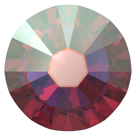 Light Rose AB (223AB) SS10 - Swarovski Xilion Rose 2038 Hotfix Flatback per 144 stuks