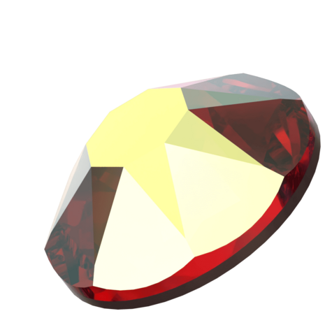 Light Siam AB (227AB) SS30 - Swarovski Xirius Rose 2078 Hotfix Flatback per 36 stuks