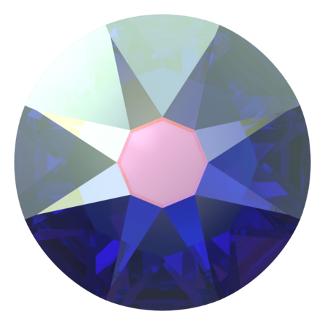 Sapphire AB (206AB) SS20 - Swarovski Xirius Rose 2078 Hotfix Flatback per 144 stuks
