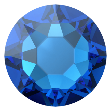 Capri Blue Nightfall (243 NIFA) SS6 - Swarovski Xilion Rose 2038 Hotfix Flatback per 144 stuks
