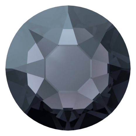 Graphite Nightfall (253 NIFA) SS6 - Swarovski Xilion Rose 2038 Hotfix Flatback per 144 stuks