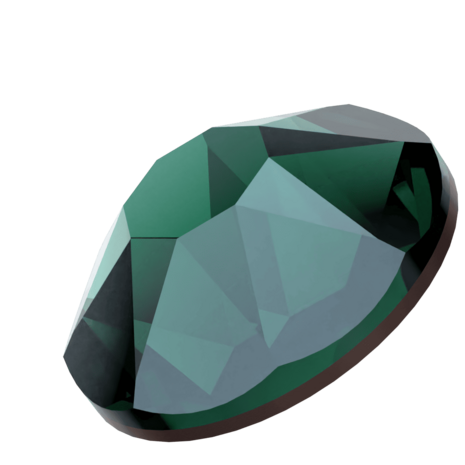 Emerald Nightfall (205 NIFA) SS16 - Swarovski Xirius Rose 2078 Hotfix Flatback per 144 stuks