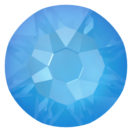 Crystal Electric Blue Ignite (001 L134I) SS34 - Swarovski Xirius Rose 2078 Hotfix Flatback per 36 stuks