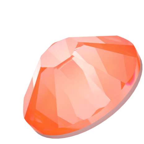 Crystal Electric Orange Ignite (001 L136I) SS10 - Swarovski Xilion Rose 2038 Hotfix Flatback per 144 stuks