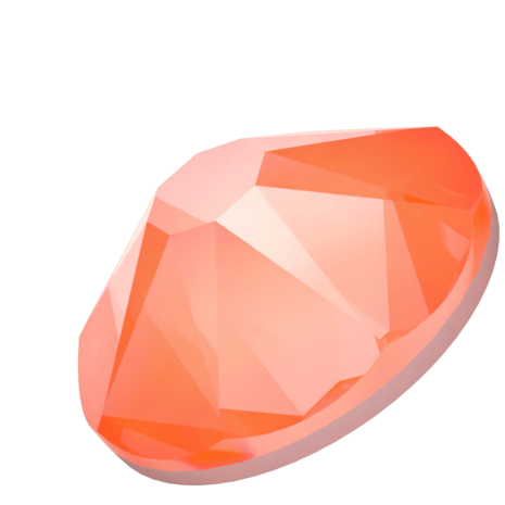 Crystal Electric Orange Ignite (001 L136I) SS16 - Swarovski Xirius Rose 2038 Hotfix Flatback per 144 stuks