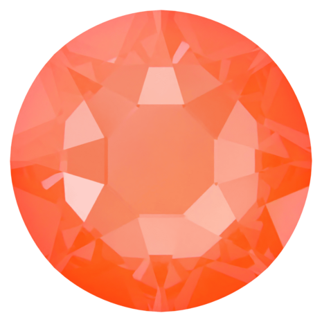 Crystal Electric Orange Ignite (001 L136I) SS16 - Swarovski Xirius Rose 2038 Hotfix Flatback per 144 stuks