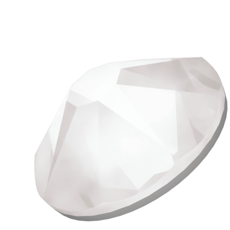 Crystal Electric White Ignite (001 L139I) SS34 - Swarovski Xirius Rose 2078 Hotfix Flatback per 36 stuks