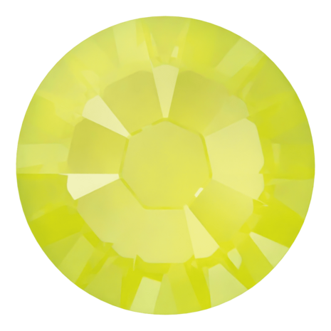 Crystal Electric Yellow Ignite (001 L138I) SS10 - Swarovski Xilion Rose 2038 Hotfix Flatback per 144 stuks