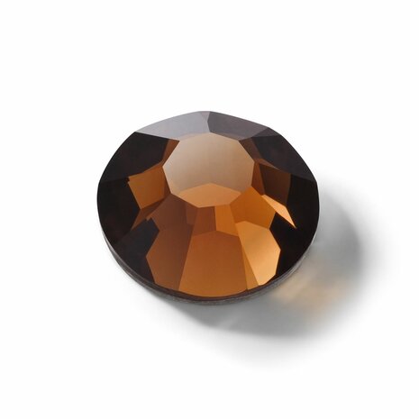 Chocolate HF 10250 (SS10) - Preciosa hotfix steentjes Chaton Rose Maxima per 144 stuks (1 gross)