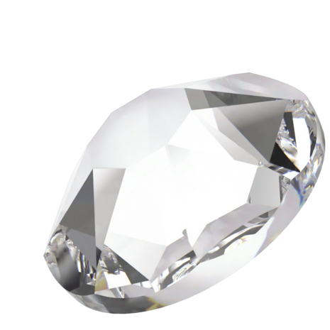 Crystal Transparent (001 HTF) SS16 - Swarovski Xirius Rose 2078 Hotfix Flatback per 144 stuks