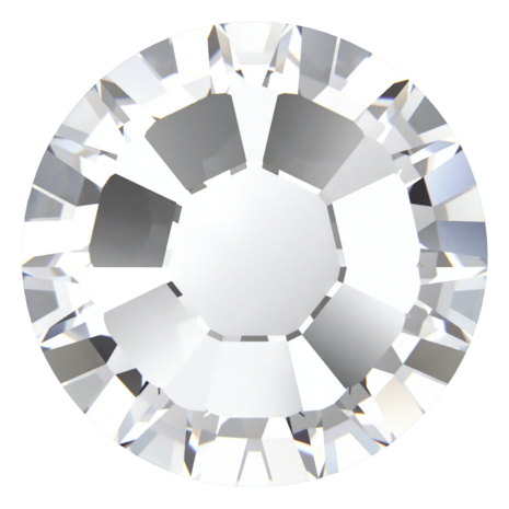 Crystal (001) SS6 - Swarovski Xilion Rose 2038 Hotfix Flatback per 144 stuks