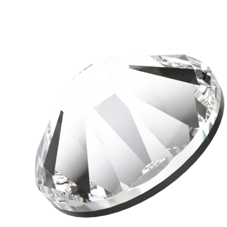 Crystal (001) SS10 - Swarovski Xilion Rose 2038 Hotfix Flatback per 144 stuks