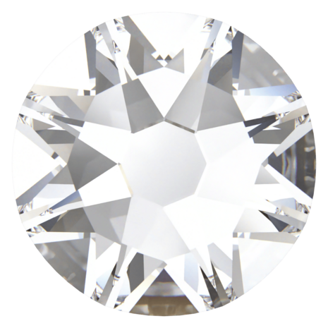 Crystal (001) SS30 - Swarovski Xirius Rose 2078 Hotfix Flatback per 36 stuks