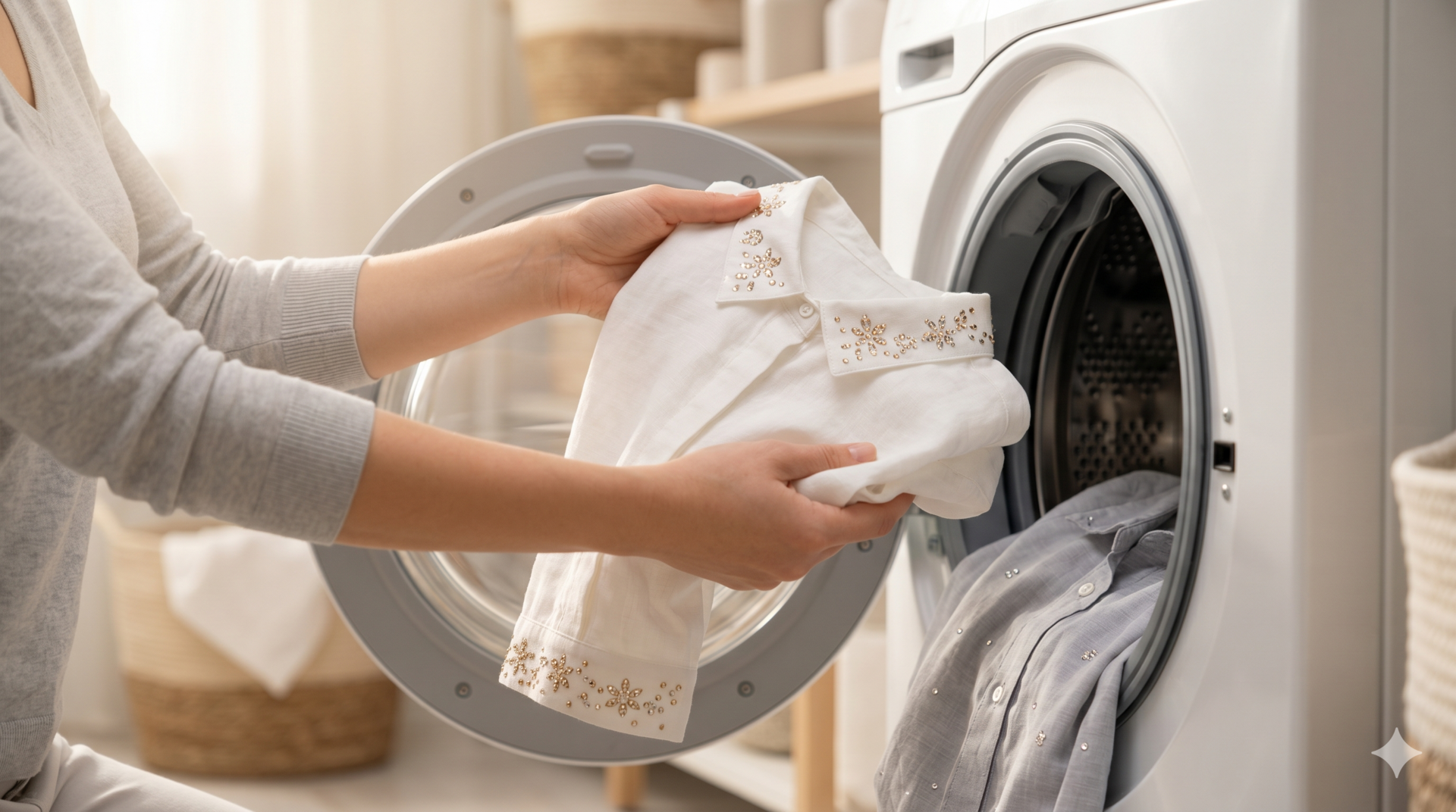 kleding met strass steentjes wassen