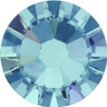 Hotfix steentje in Aquamarine AB. De glanzende versie in lichtblauwe kleur