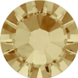 Hotfix steentje in kleur Light Colorado Topaz. Geel- bruinkleurig