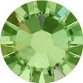Hotfix steentje in Peridot AB. Limoenachtige groene kleur met extra glans