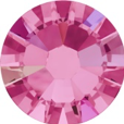 Hotfix steentje in Rose AB. Roze met extra glans