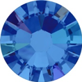 Hotfix steentje in Sapphire AB kleur. Saffier blauw met extra glans