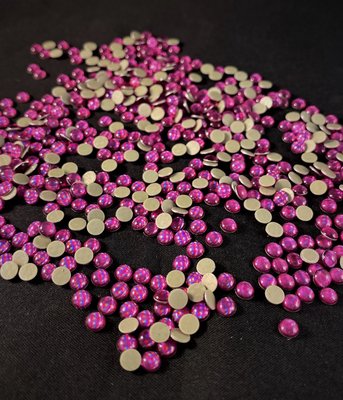 Hotfix Epoxy 4 mm Kleur Egaal Paars
