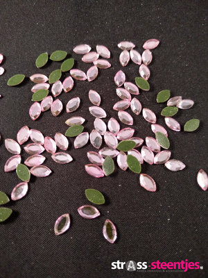 Hotfix Rhinestones Oog rose DMC