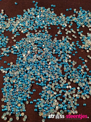 Hotfix Dome Studs SS 6 Kleur Blauw