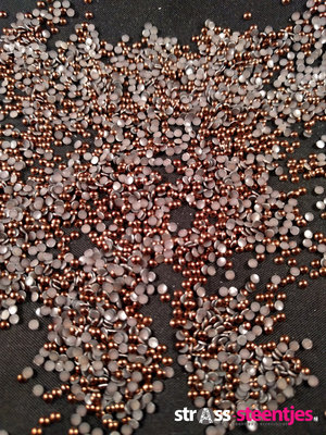 Hotfix Dome Studs SS 6 Kleur Bruin