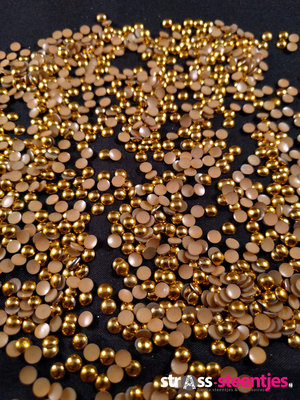 Hotfix Dome Studs SS 16 Kleur Goud