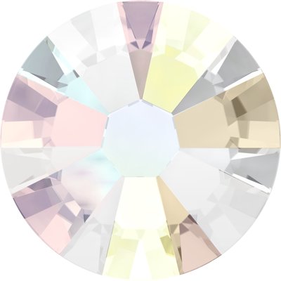 Swarovski hotfix steentjes kleur Crystal ab (001AB) SS6