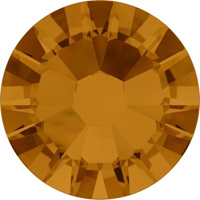 Swarovski hotfix steentjes kleur Crystal Copper (001COP) SS12
