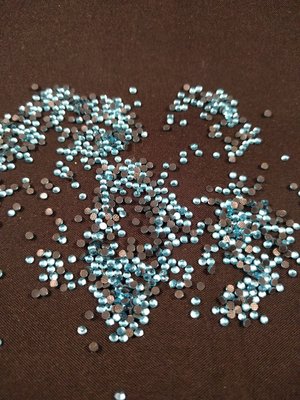 Hotfix steentjes Budget kwaliteit SS 6 Kleur Aquamarine