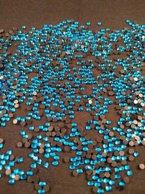 Hotfix steentjes Budget kwaliteit SS 10 Kleur Capri Blue