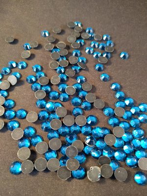 Hotfix steentjes Budget kwaliteit SS 30 Kleur Capri Blue