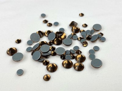 Smoked Topaz SS6 Excellent Austrian Hotfix steentjes (per 720 stuks)