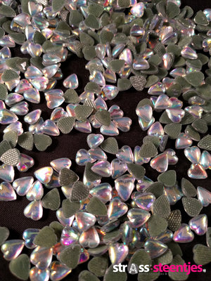 Hotfix Rhinestones Hart Crystal AB DMC (per 72 stuks)